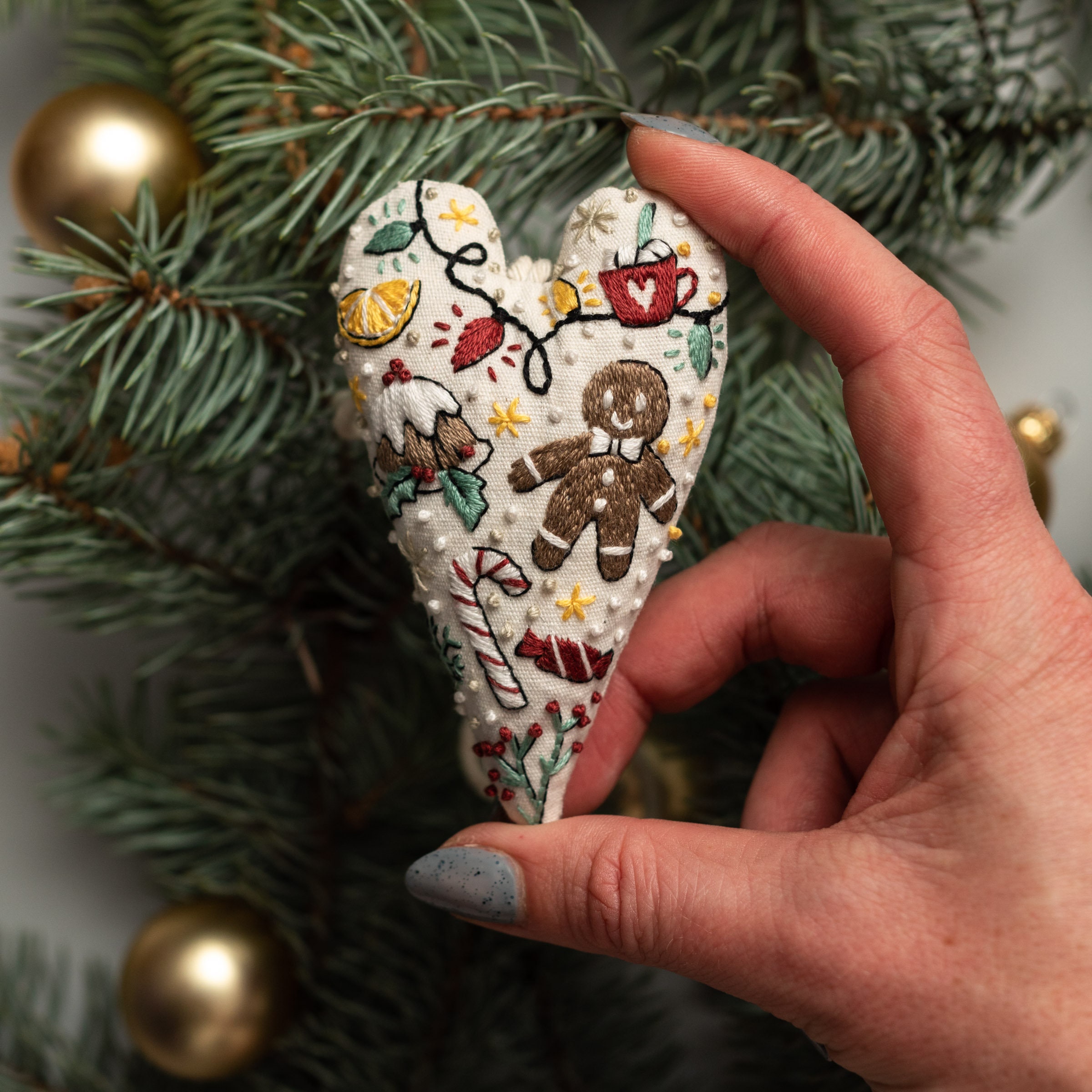 🎅2024 Christmas Promos🔥DIY Ornament for Christmas in the shape of a heart