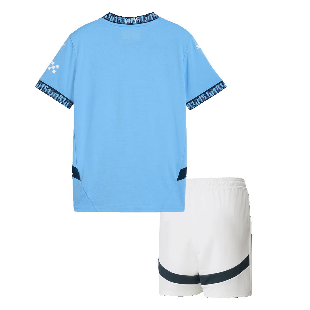 Manchester City Kids' Home Jersey (Shirt + Shorts) 2024/25