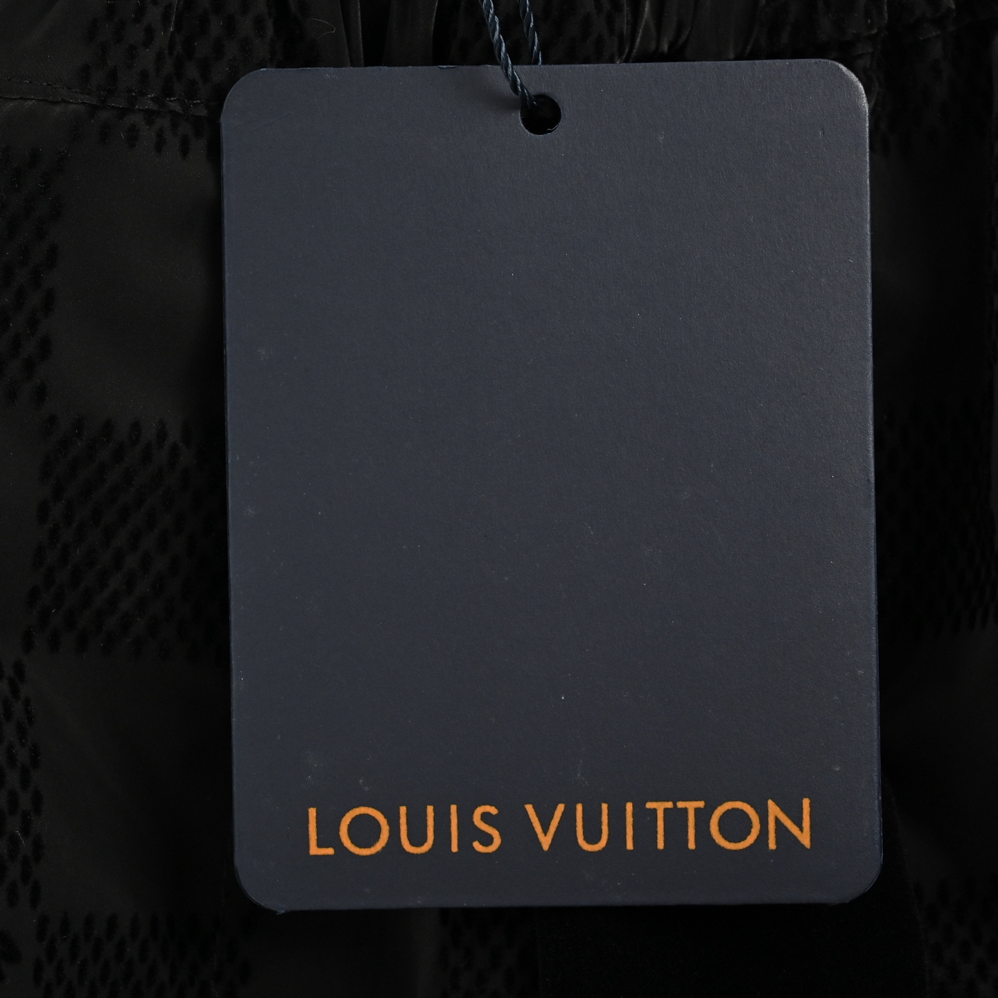 Louis Vuitton 24Fw Damier flocked checkerboard trousers