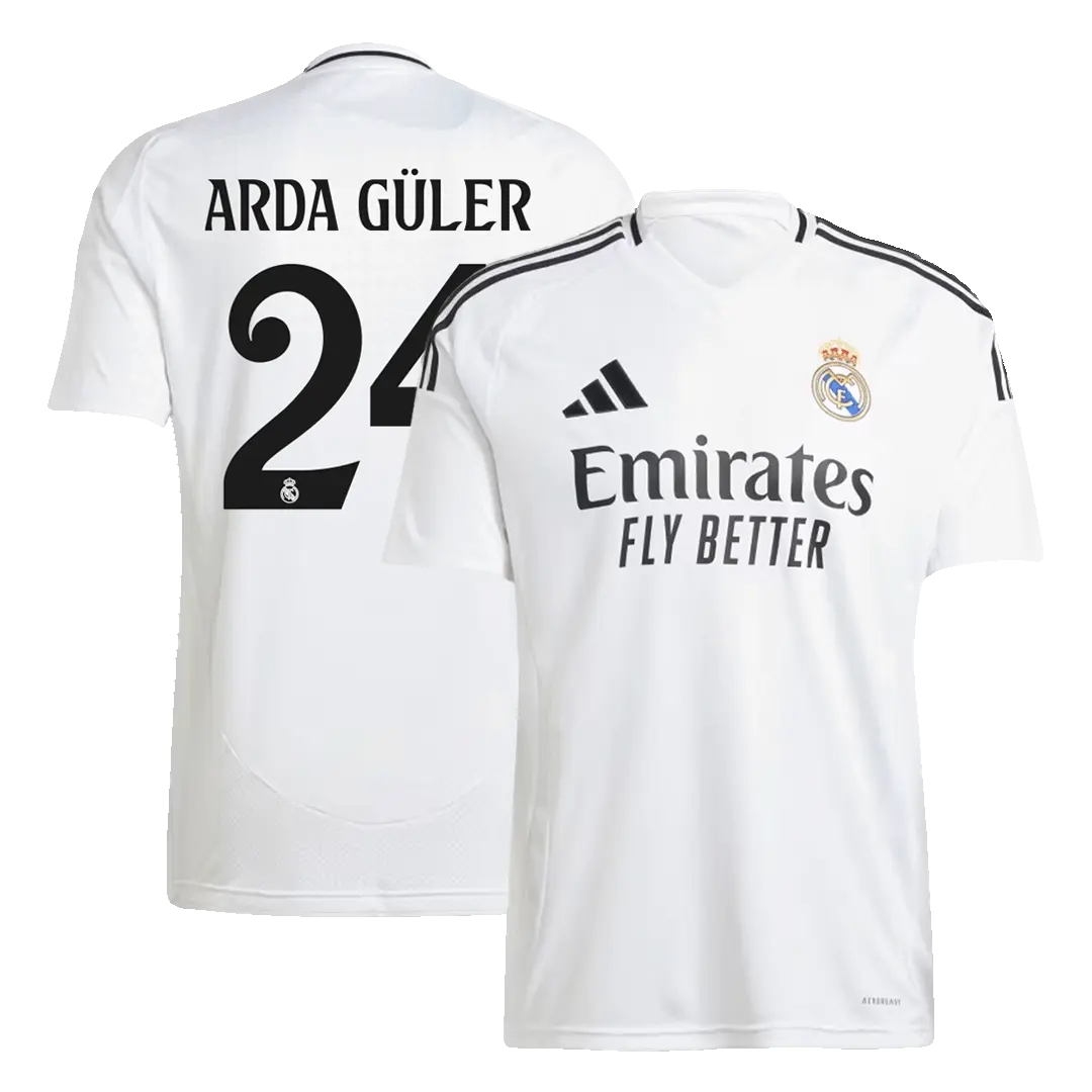 Real Madrid Arda Güler #24 Home Football Shirt 2024/25