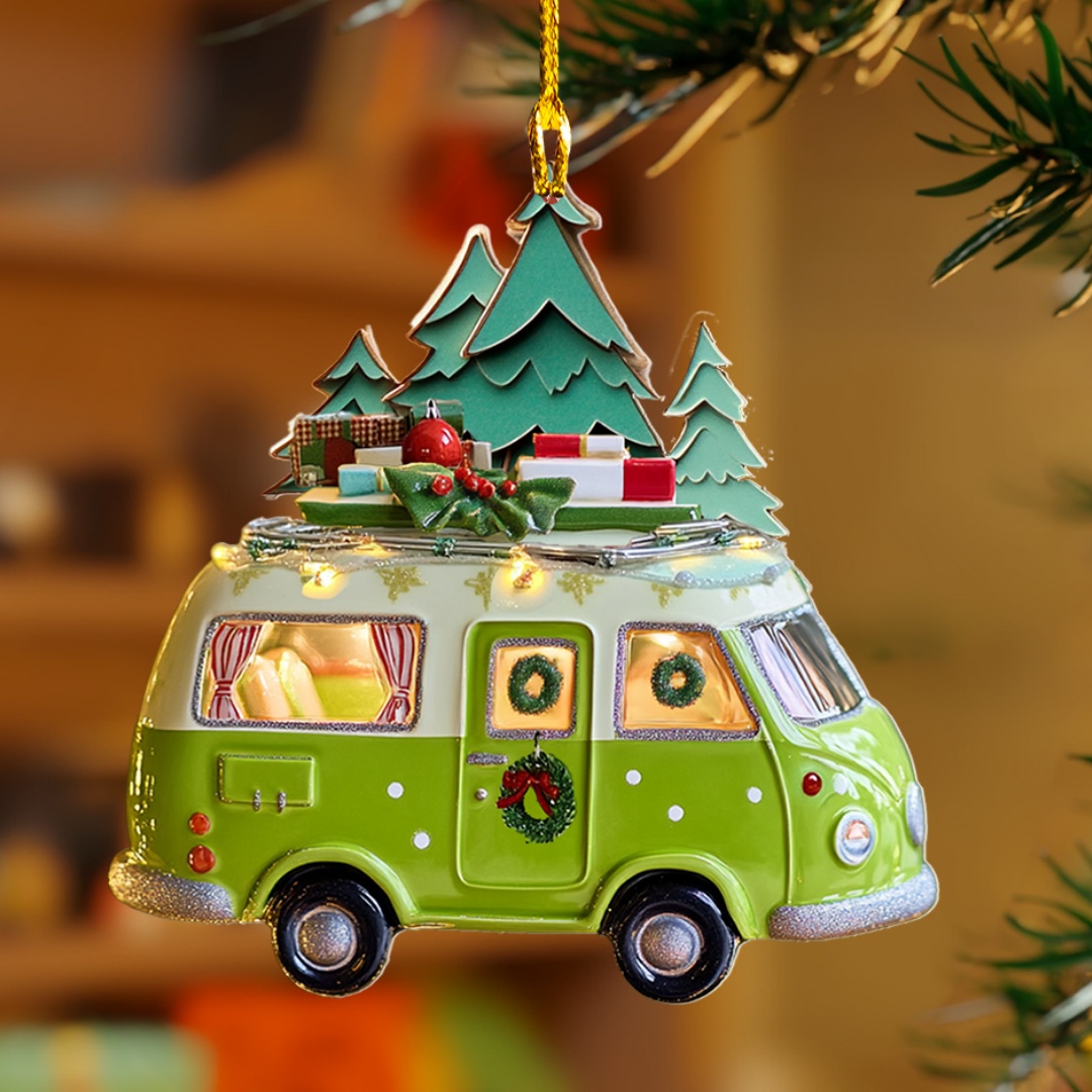 🚗🏕️RV Christmas Ornament