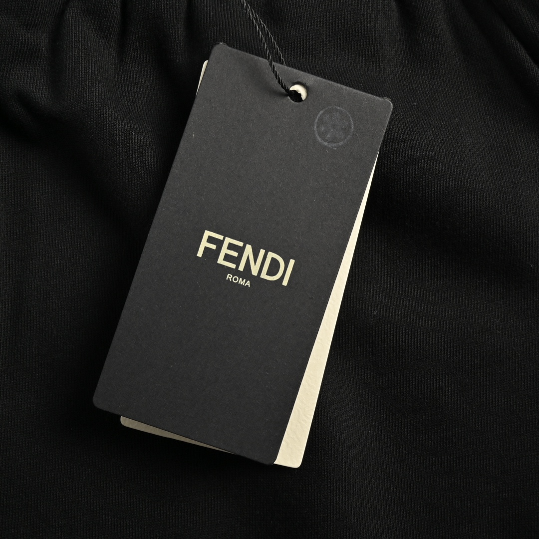 Fendi 24Fw knee stitching eye monster zipper suit trousers