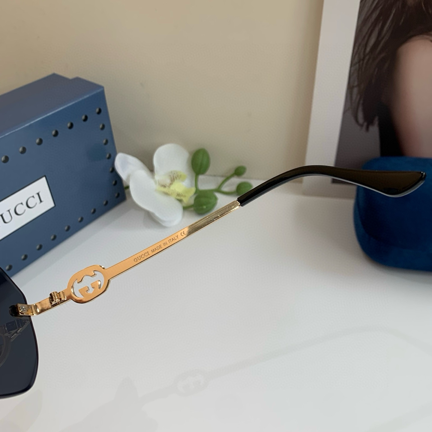 Gucci rimless sunglasses