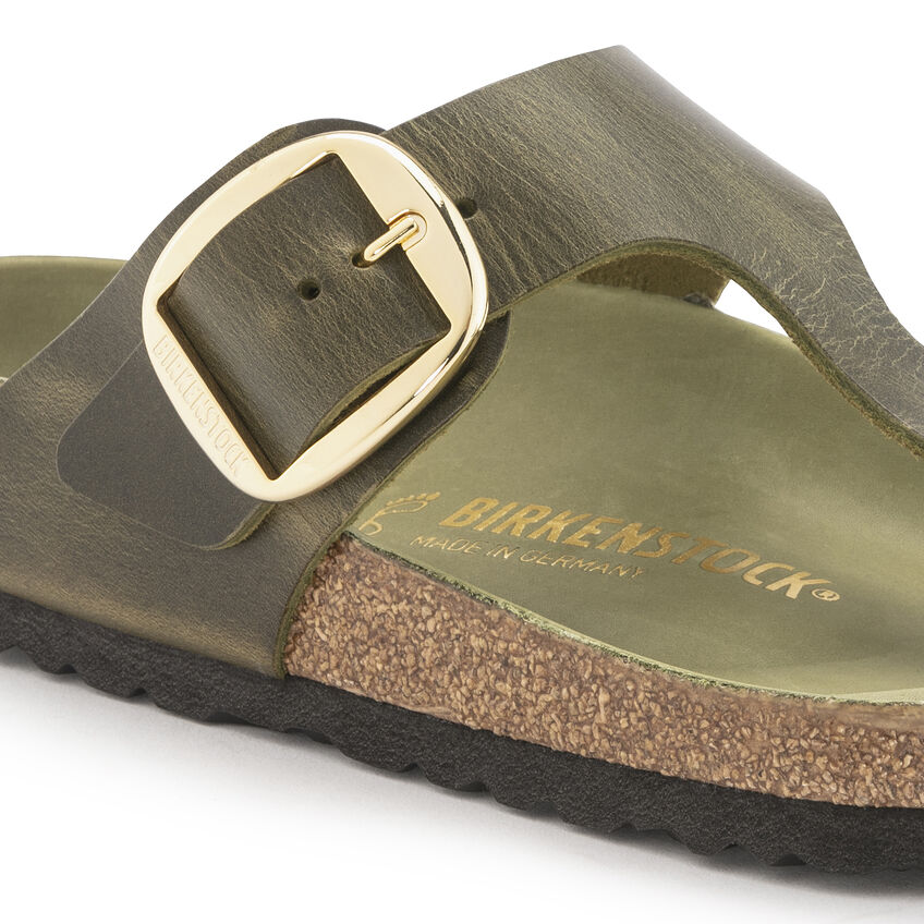 Gizeh Big Buckle Oiled Nubuck Leather B-55765