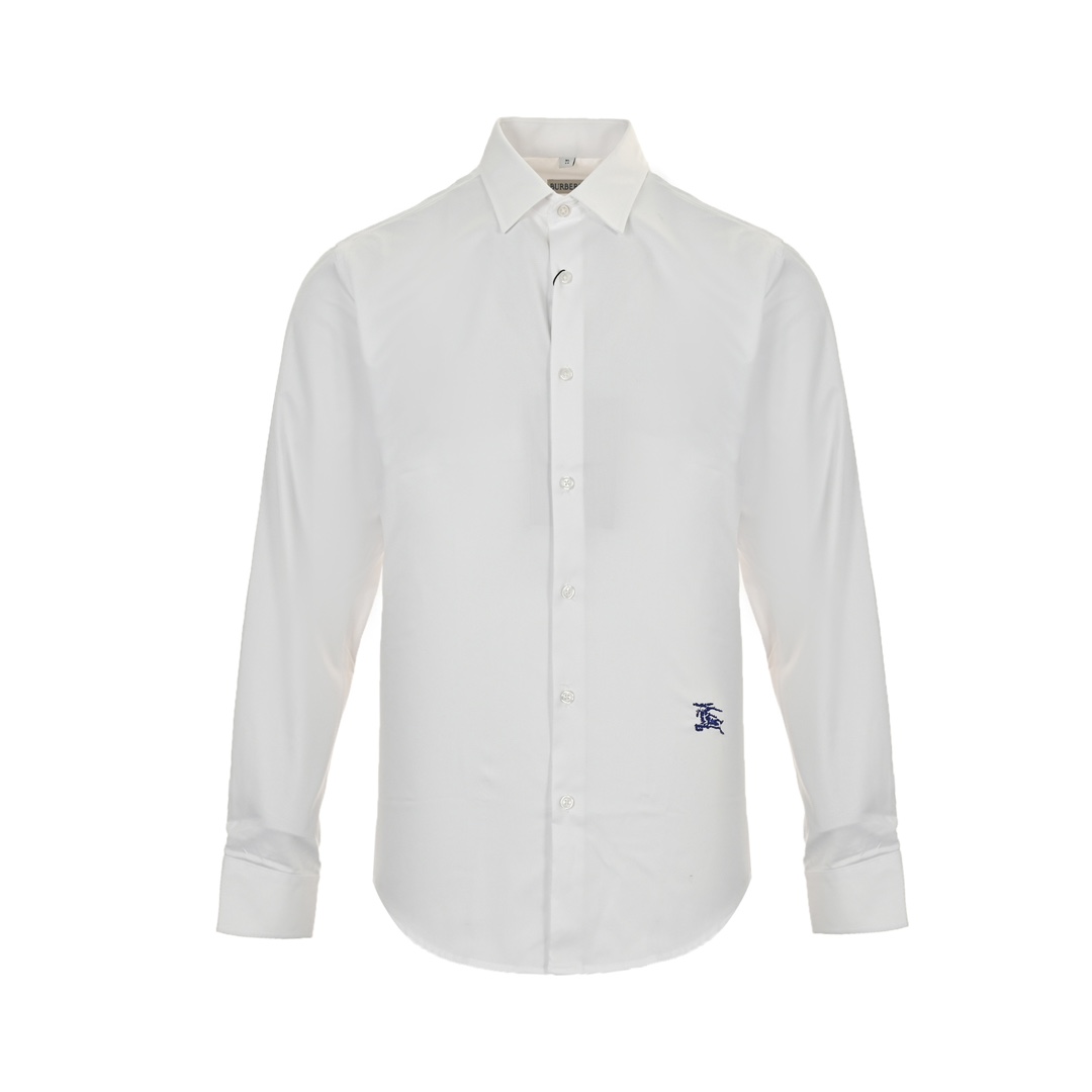 Burberry 24Fw corded warhorse embroidered shirt