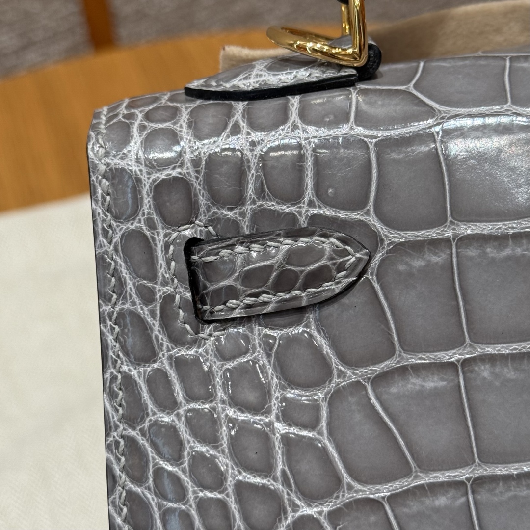 Hermès Kelly 0VGris Ciment (Handmade to order)