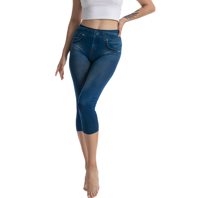 (🔥Last Day Promotion-SAVE 50% OFF)Comfortable Butt Lifting Tummy Control Denim Leggings-BUY 2 SETS GET 10% OFF & FREE SHIPPING