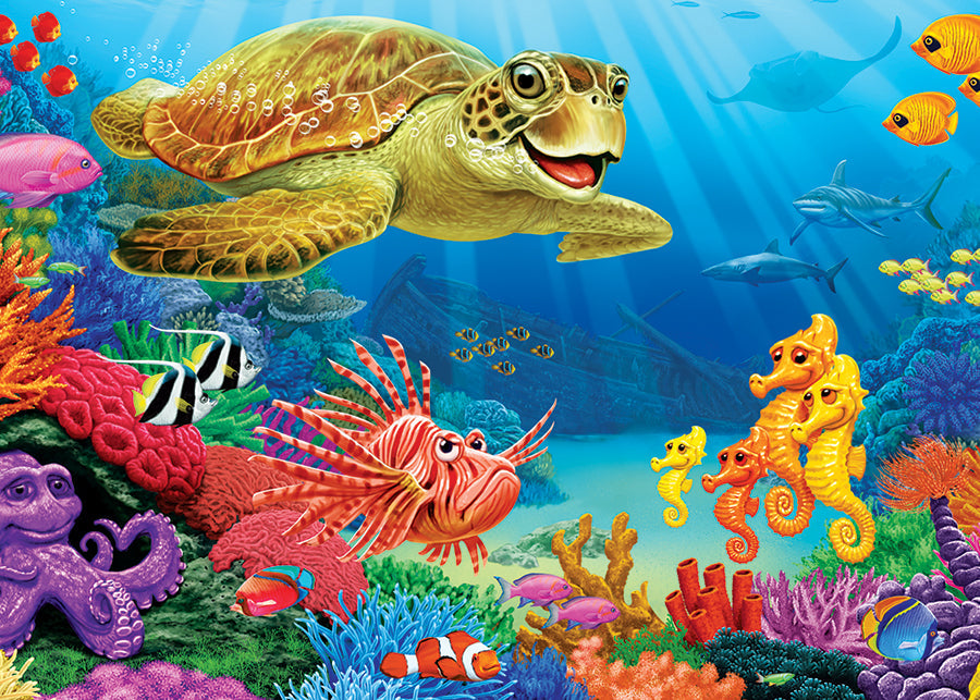 Undersea Turtle (tray) | 35 Piece Tray