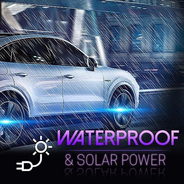 Solar Car Tire Wheel Lights with Wireless Remote Control	 🔥（Last Day Sale）
