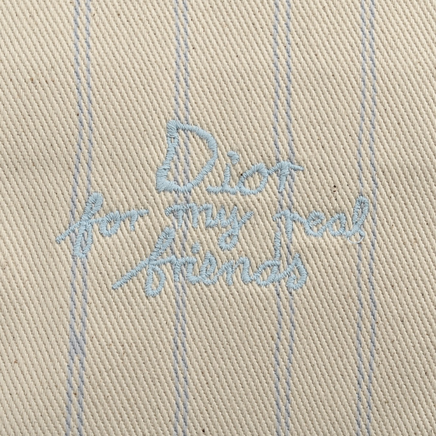 Dior 25ss striped denim jacket