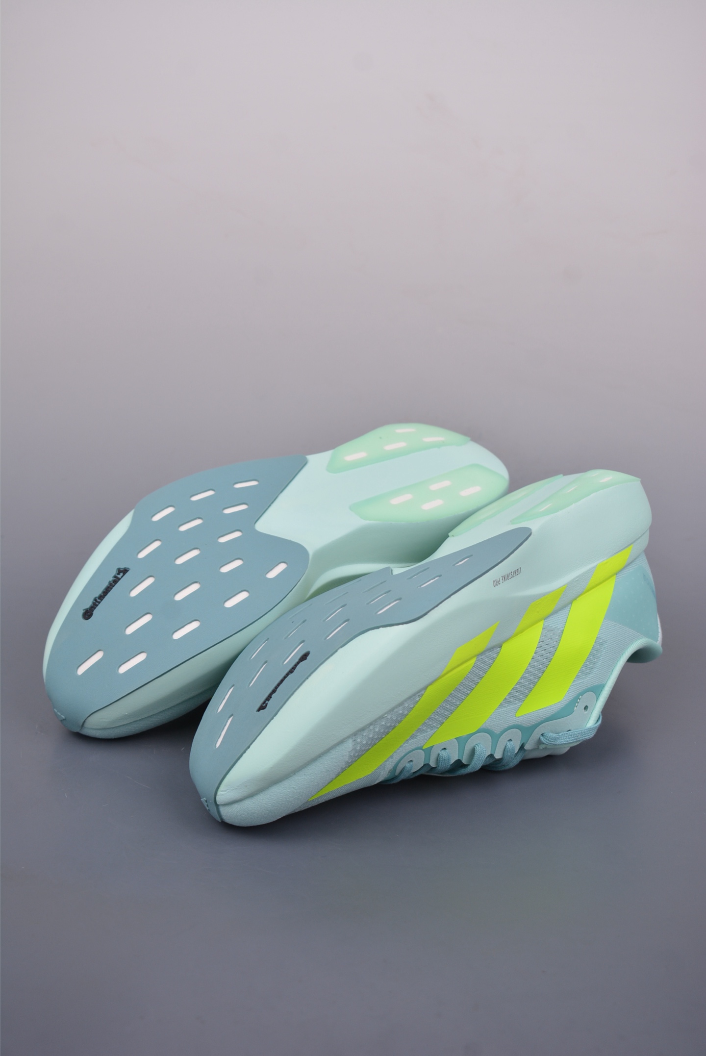 Adidas Adizero Evo SL M running shoes Mesh Light Blue Fluorescent Green JS4452