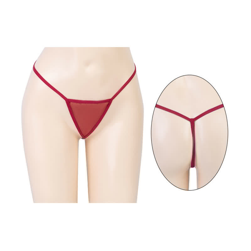 Han Costume Vintage Embroidery See Through Split Lingerie Set