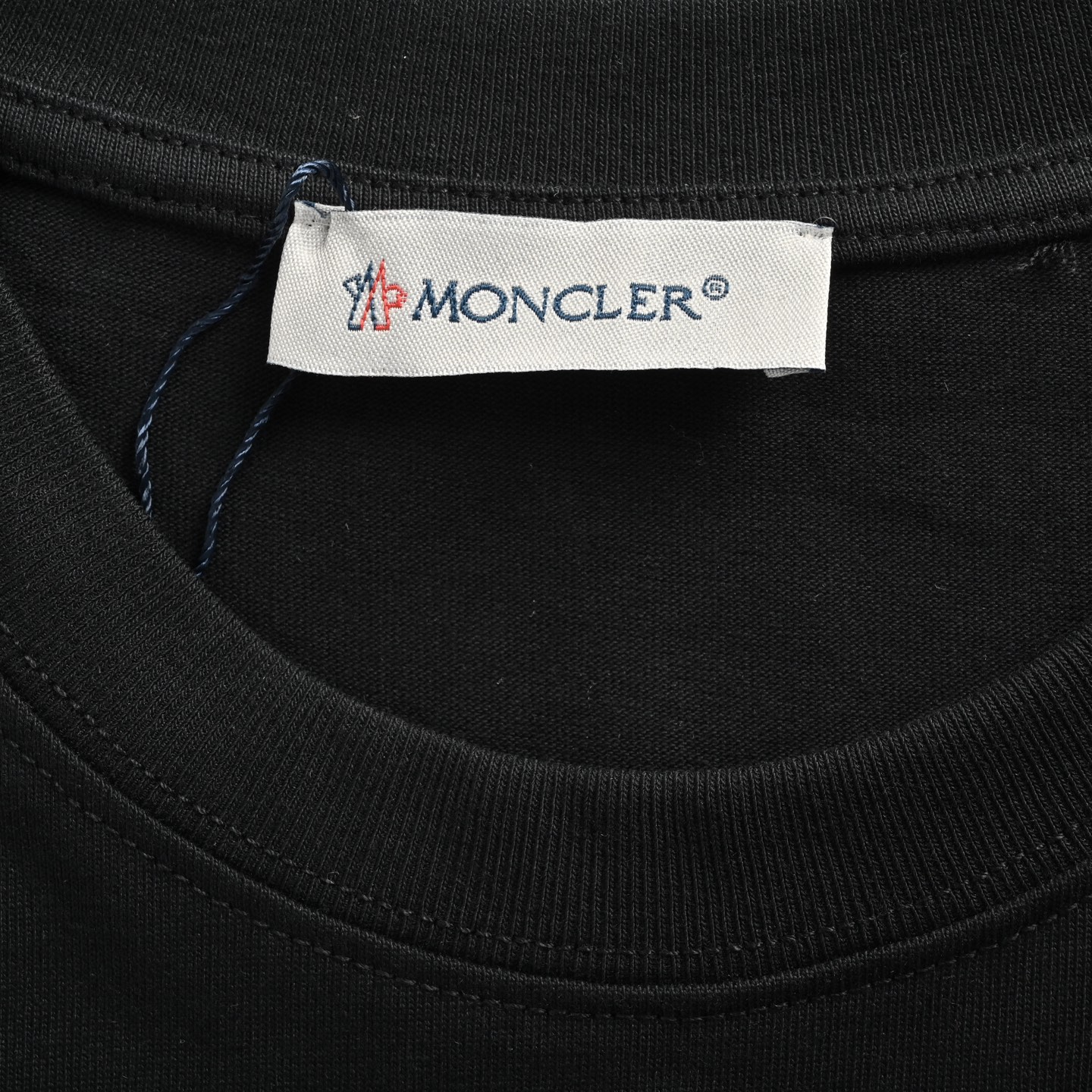 Moncler 25ss embroidered letter logo short sleeve