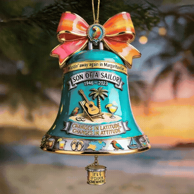 Jimmy 1946–2023 Memorial Bell Ornament