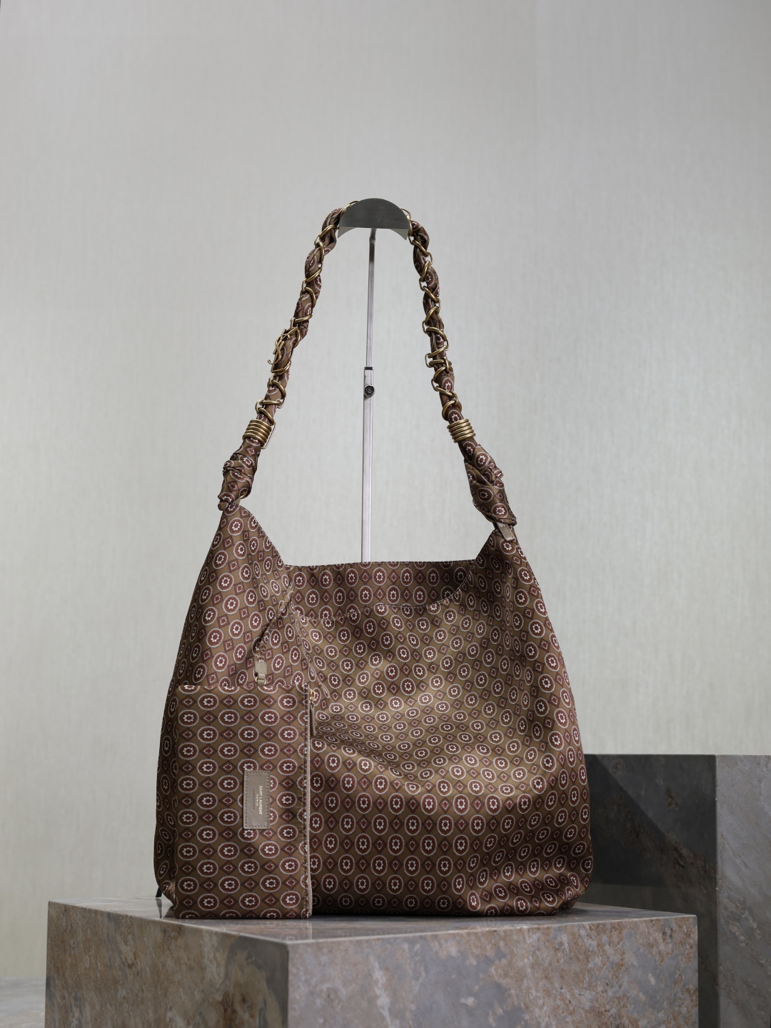 Yves Saint Laurent AMALIA·Jacquard Handbag 834750