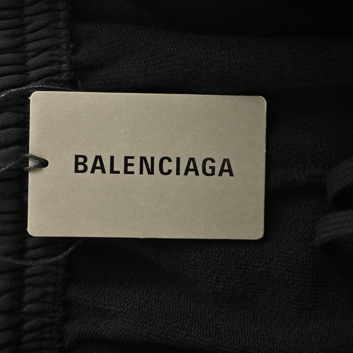 Balenciaga rhinestone logo shorts