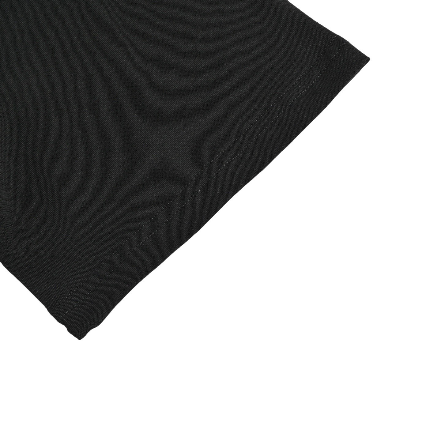 Prada 25ss triangle logo embroidered inkjet short sleeve