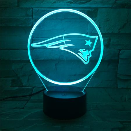 PATRIOTS 3D LED LIGHT LAMP
