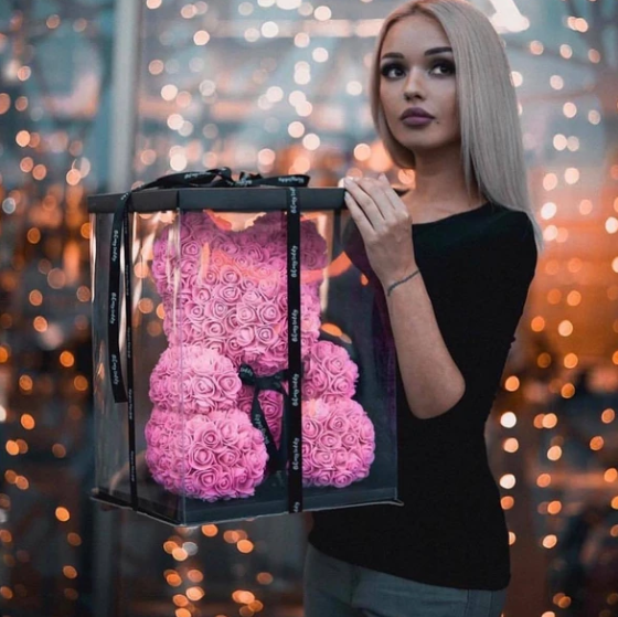 Ultimate Luxury Rose Bear 【Valentine’s Day Gifts】
