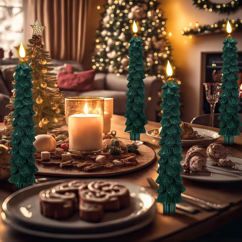 🎄Christmas Pre Sale - Chirstmas Tree LED Candles