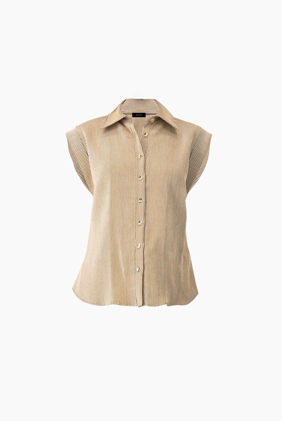 Blusa rayada de manga caida