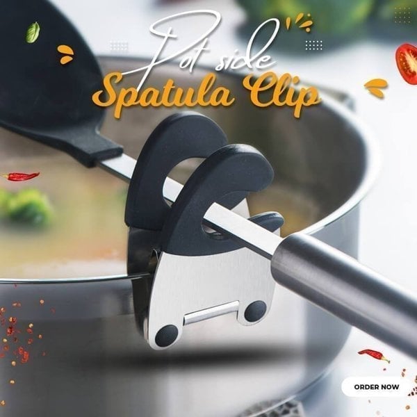 (🌲XMAS Hot Sale- 50% OFF)Cookware Side Clip Rest Holder-🔥Buy 3 Get 1 Free Today🔥