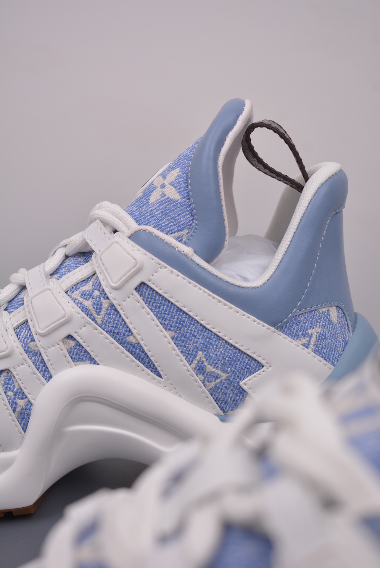 Louis Vuitton Archlight Sneakers Denim Blue Jacquard 1AC272