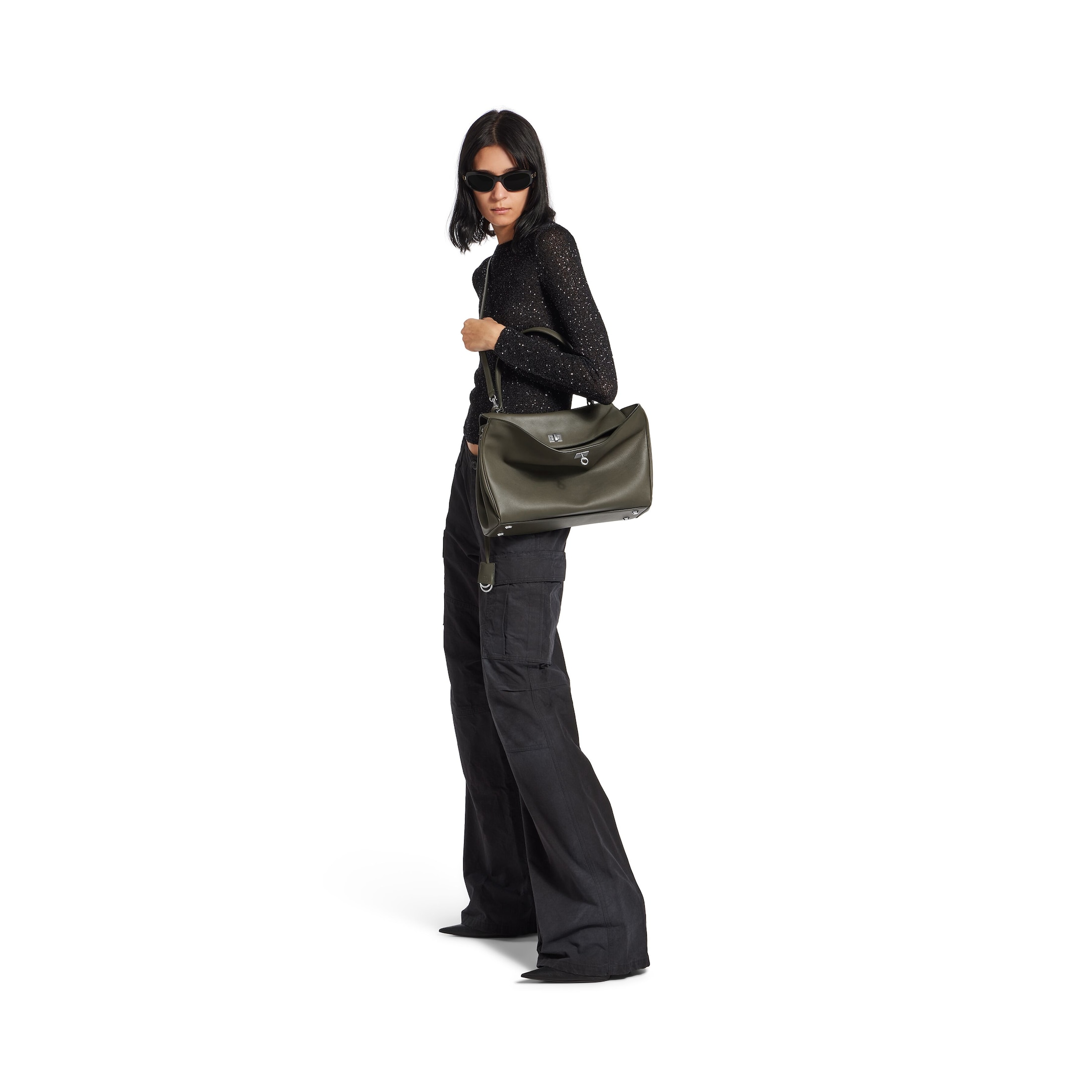 Balenciaga Women's Rodeo Handbag Medium7897722AA4U1000