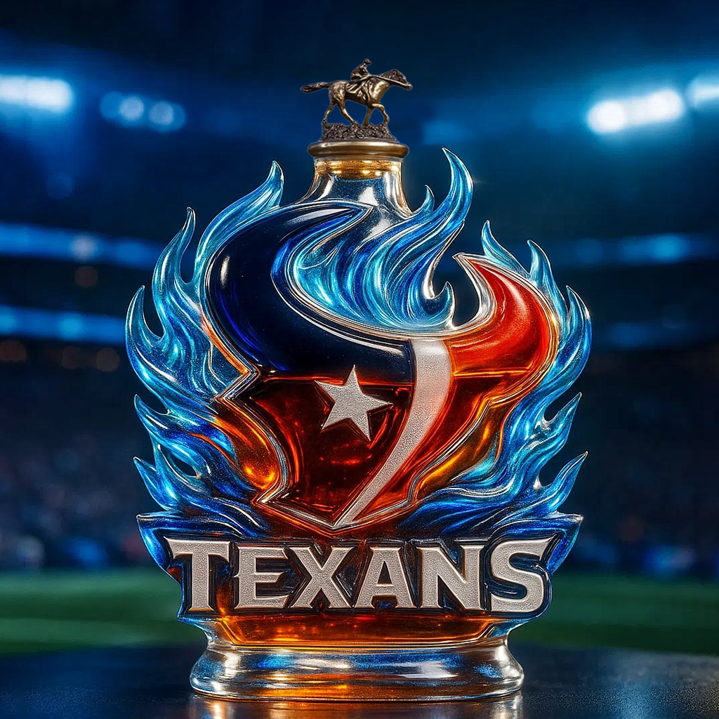 Fire of the Lone Star, Spirit of the Bull——Houston Texans Whiskey Bottle