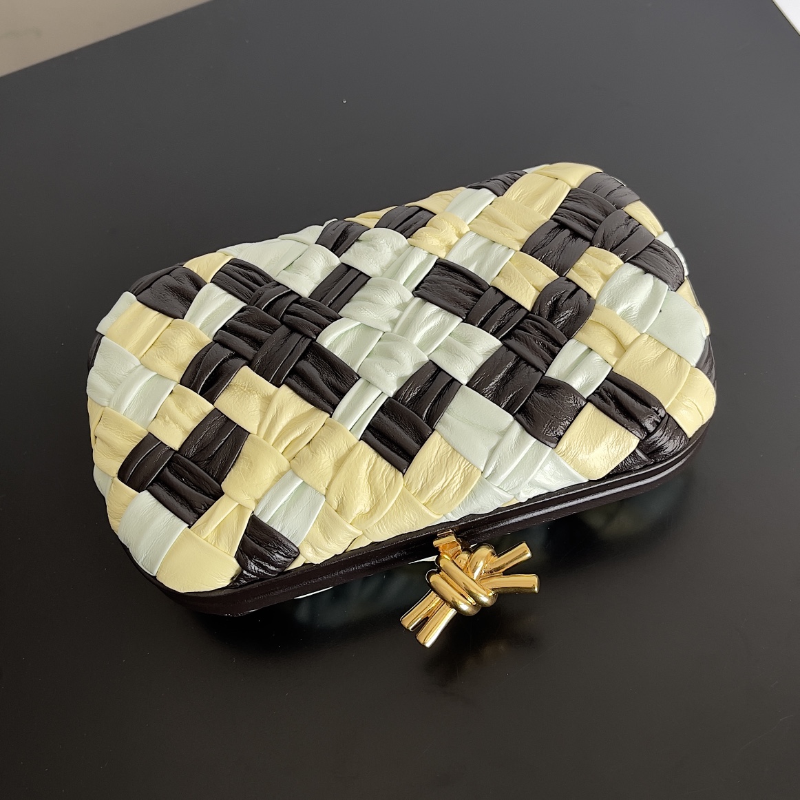 Bottega Veneta Knot woven evening bag 717622