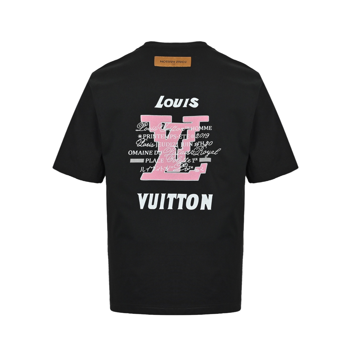 Louis Vuitton 25ss front and back lettering logo printed short sleeves