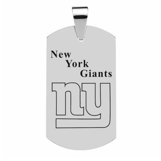 NEW YORK GIANTS TITANIUM STEEL DOG TAG