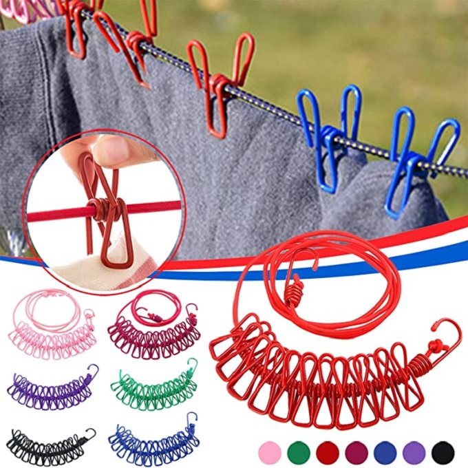(Limited Time 50% OFF!!!)Portable retractable windproof clothline-BUY 3 GET 2 FREE & FREE SHIPPING