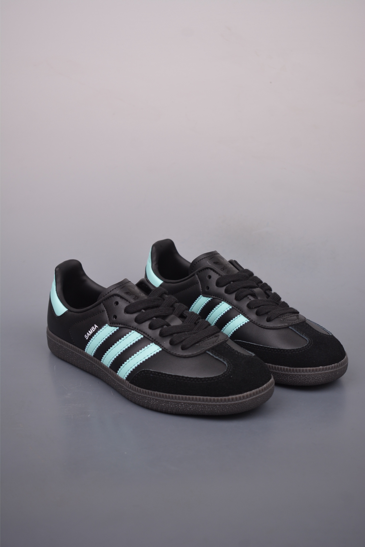 Adidas Originals Samba OG Black Mint Green JR7109