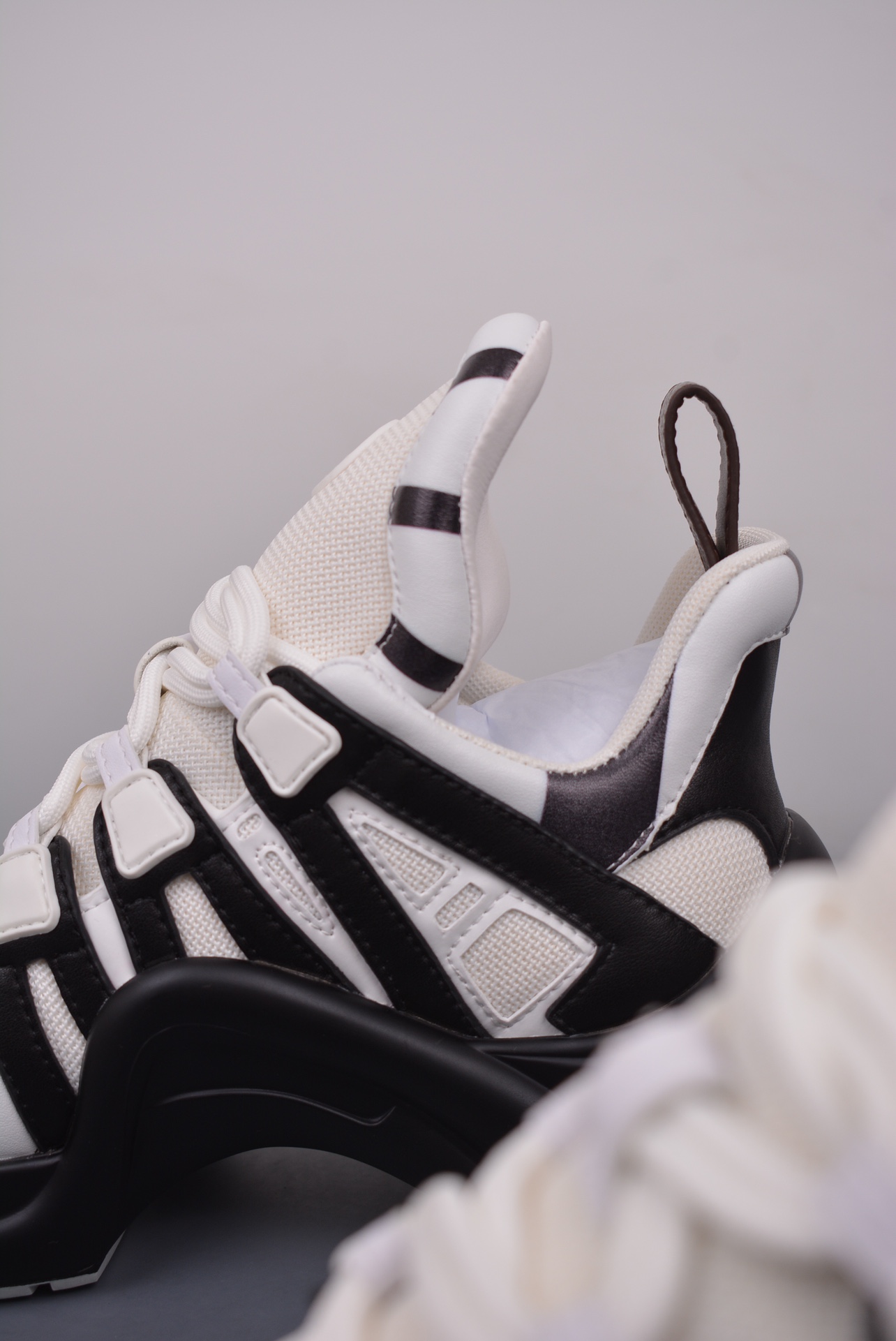 Louis Vuitton Archlight Sneakers Black and White Plaid