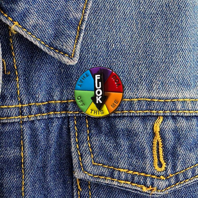 🥰Spinning Enamel Pin