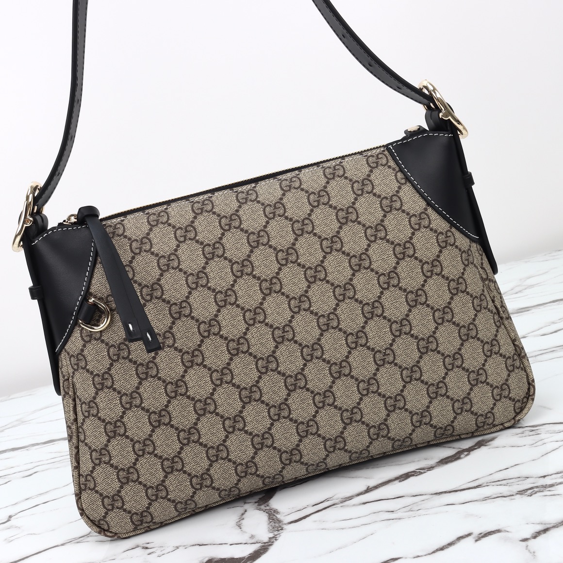 Gucci GG Emblem Medium Shoulder Bag 815216 FAD6L 9741
