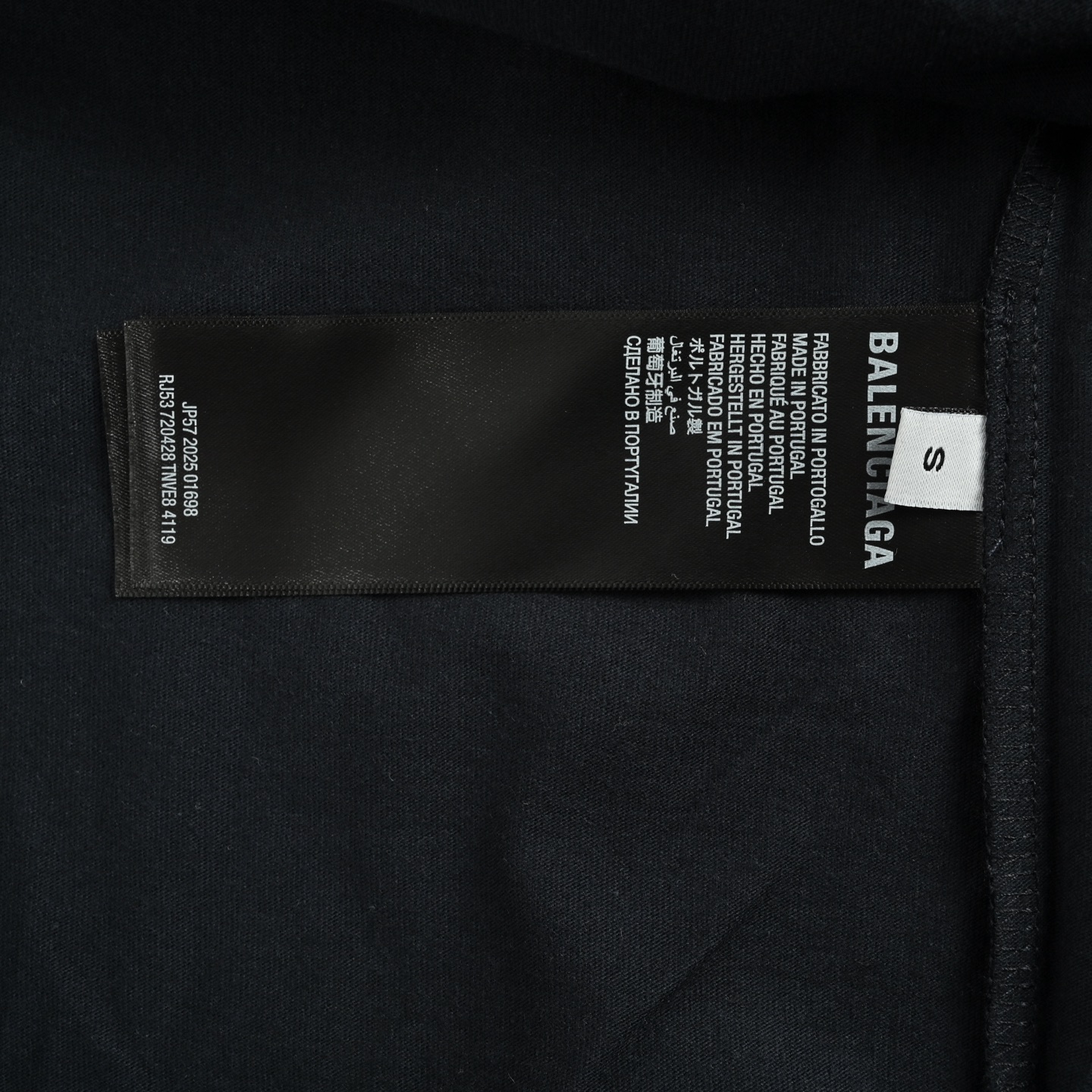 Balenciaga 25ss 520 label short sleeve