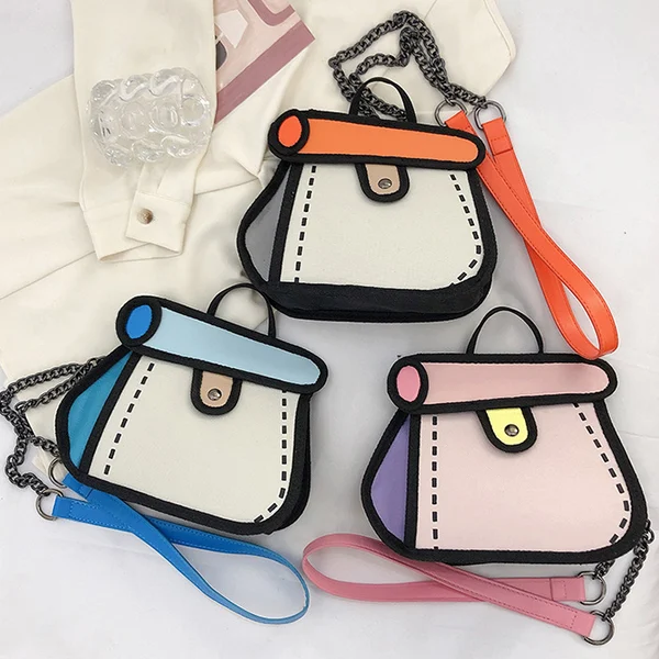 🔥Last Day Promotion-50% OFF🔥2D Cartoon Handbag