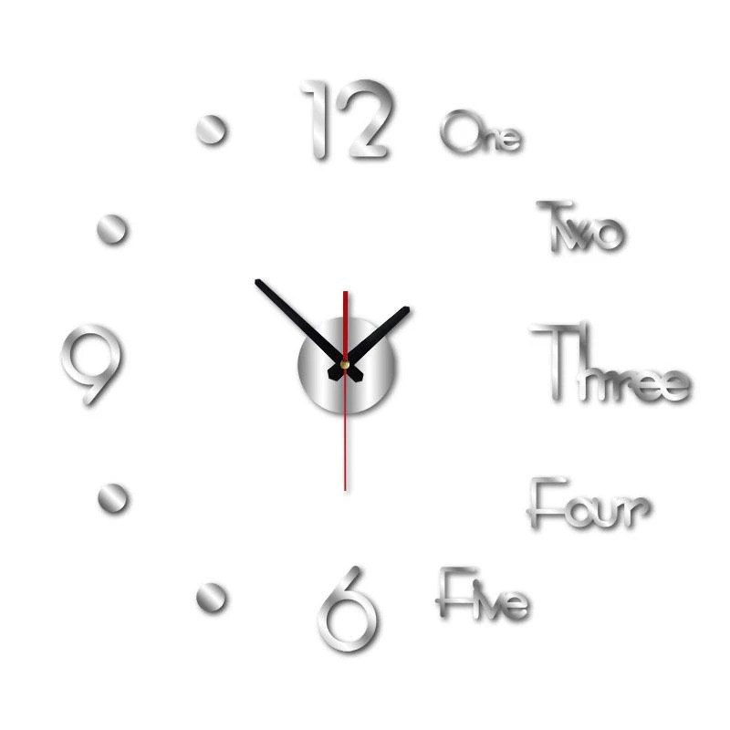 (🔥Last Day Flash Sale-50% OFF) 3D DIY Creative Wall Clock-16inches And 30Inches -Buy 2 Sets Get 10% OFF