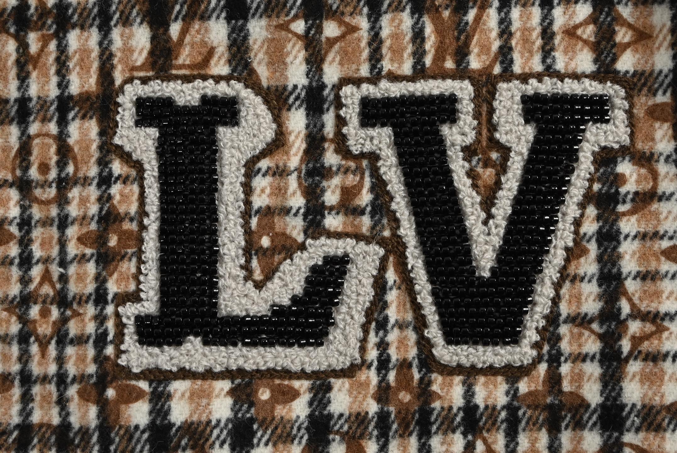 Louis Vuitton 24Fw beaded logo embroidered jacket