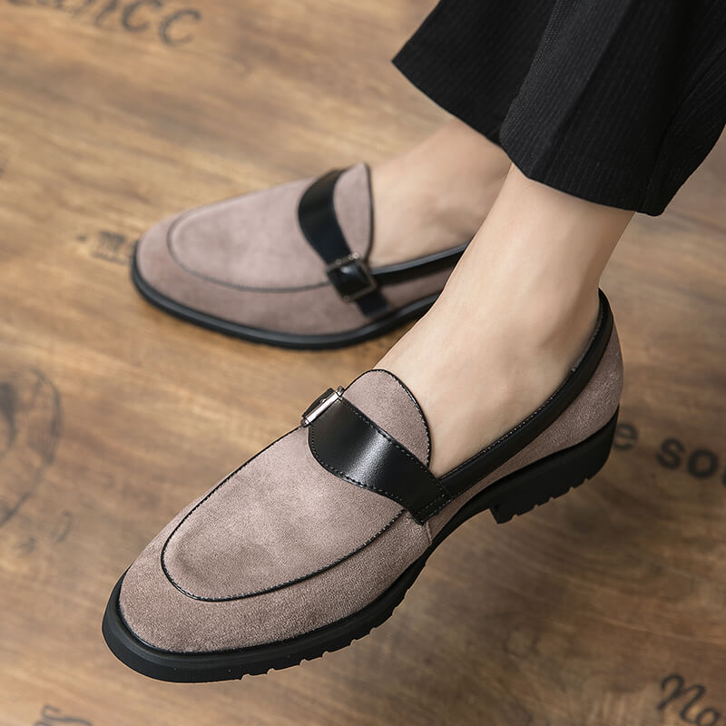 Men's Casual Pointed Toe Leather Shoes