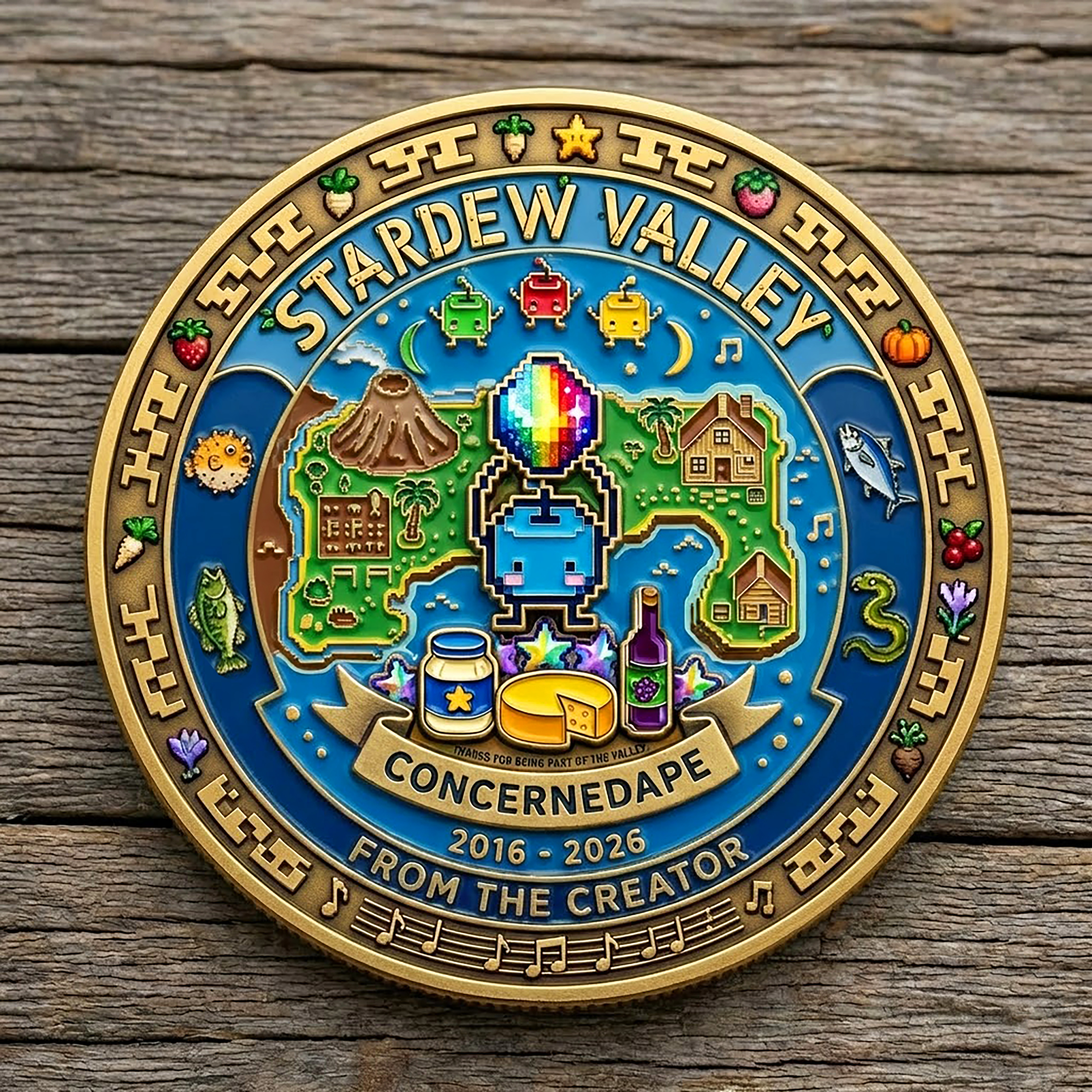 🌾 Stardew Valley 10th Anniversary Commemorative Coin