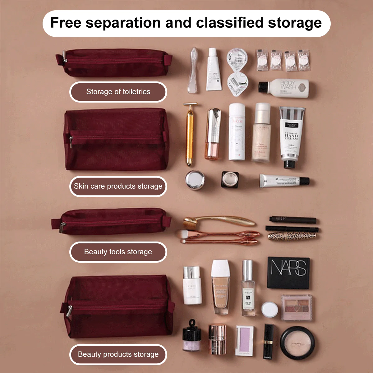 (🔥Christmas Hot Sale-50% OFF)4 in 1 Multifunctional Cosmetic Storage Bag-🔥BUY 2 GET 5% OFF TODAY!🔥