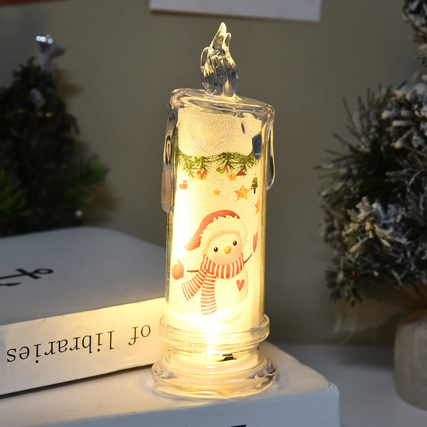 🌲🌲Flameless LED Christmas Candle Lights, 🕯️🕯️Christmas/Halloween/Easter Special Gift🎁🎁