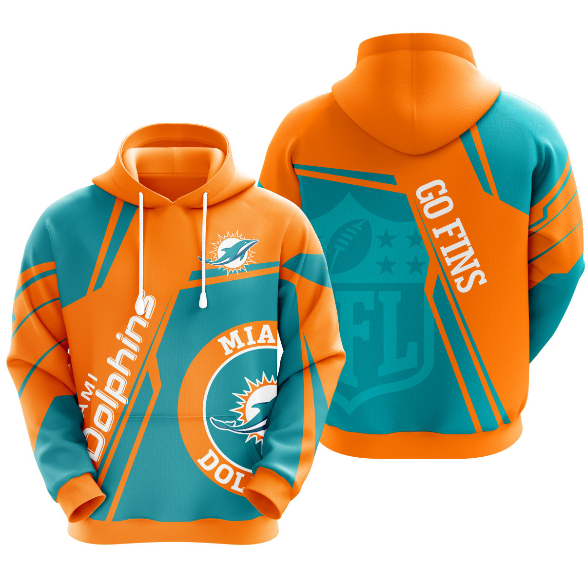 MIAMI DOLPHINS 3D HOODIE NOV06