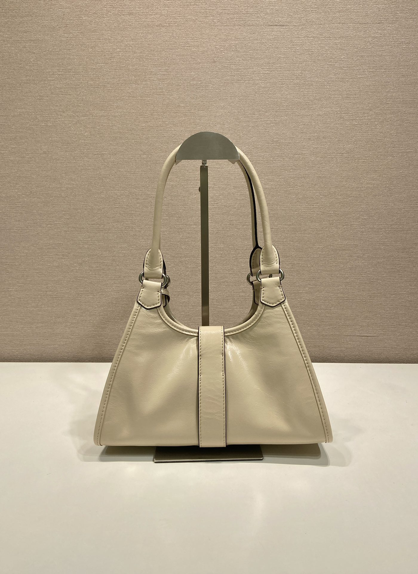Prada waxed leather mini tote 1BG580