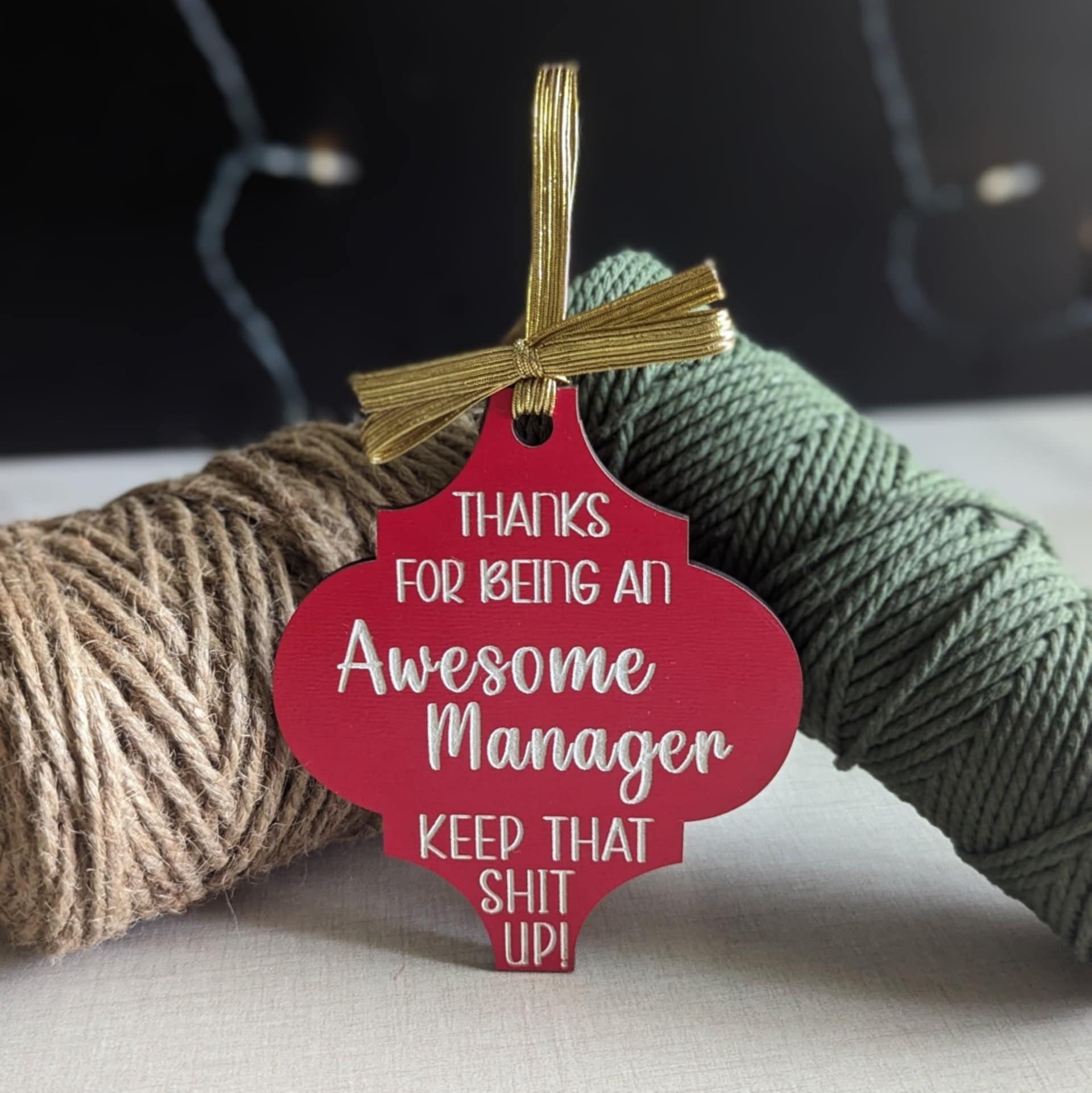 Christmas Ornament for Friends or coworkers