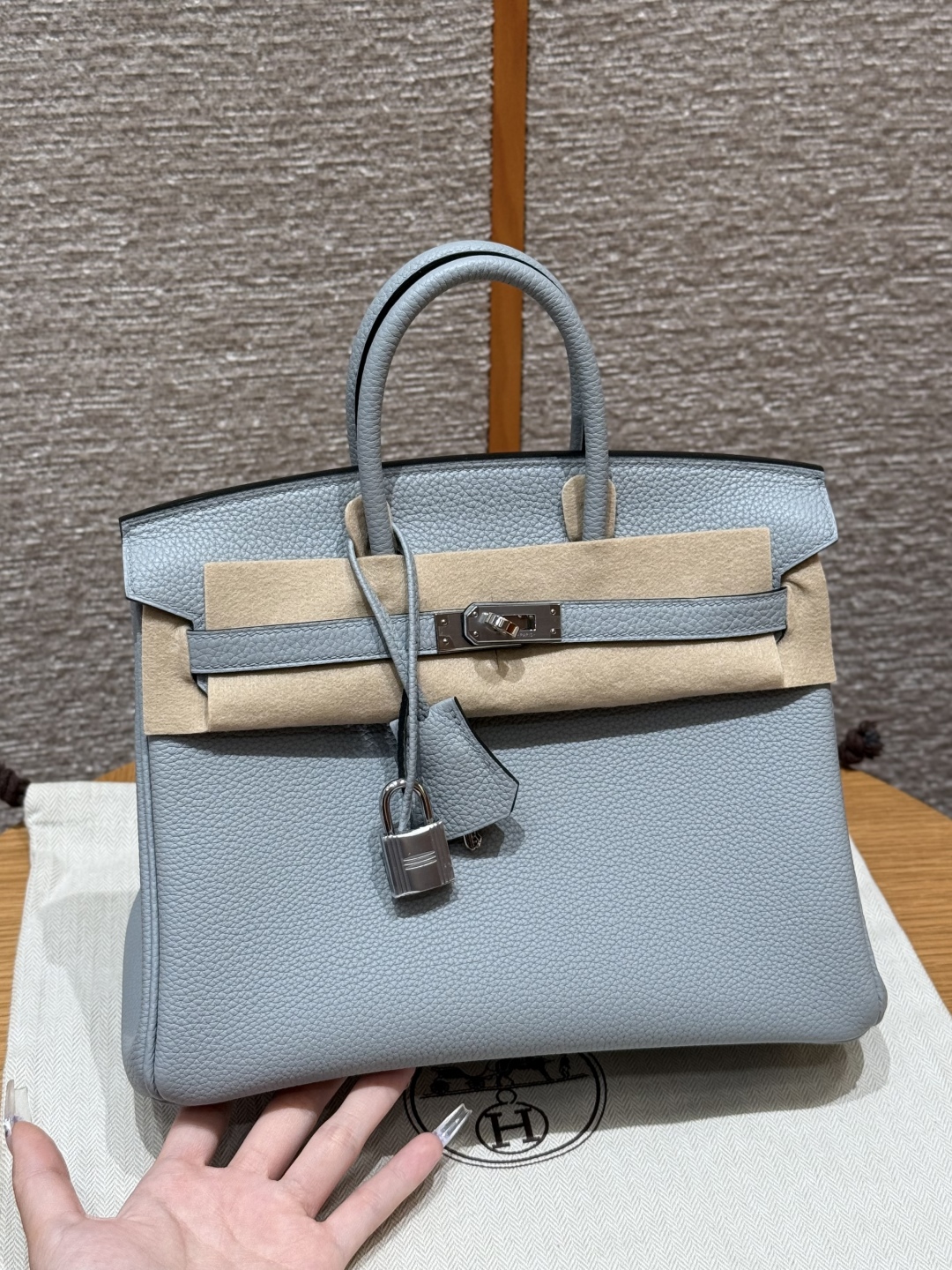 Hermes Birkin P0Girs Pantin Handbag (Handmade to Order)