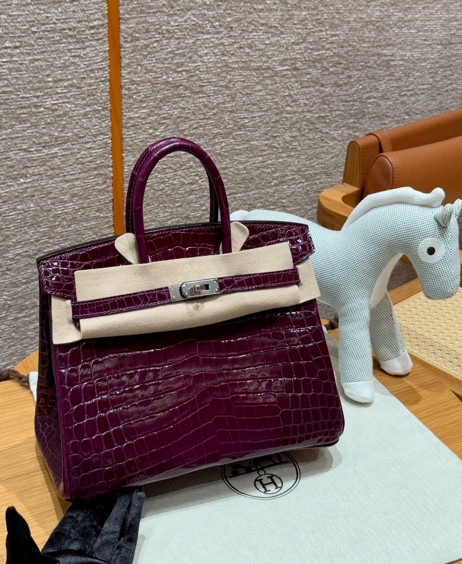 Hermes Birkin N5Cassis (Handmade to order)
